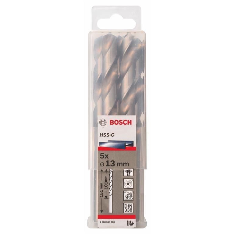 Bosch  2608595083 HSS 13 mm Gümüş 5'li Paket