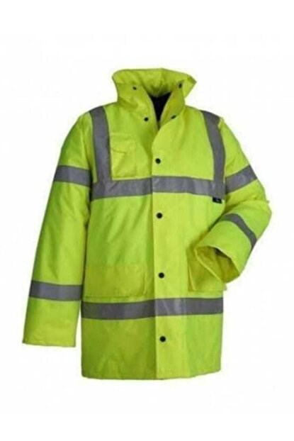 Junier Parka Yağmurluk Pilot Sarı Sabit JN1021 XL