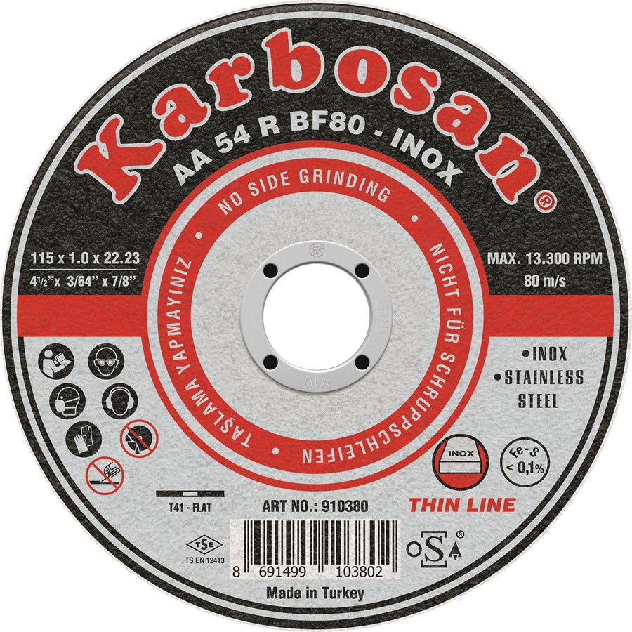 Karbosan İnox Thinline Kesici 230x1.9x22 /910430