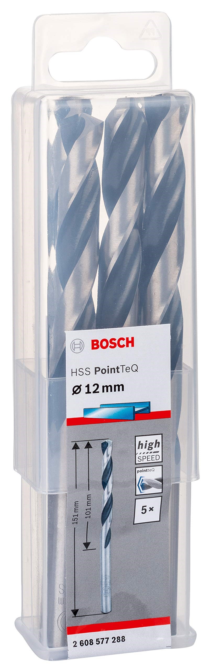 Bosch  2608577288 HSS-PointTec 12,0 mm 5'li Paket