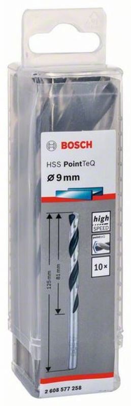 Bosch  2608577258 HSS-PointTec 9,0 mm 10'lu Paket