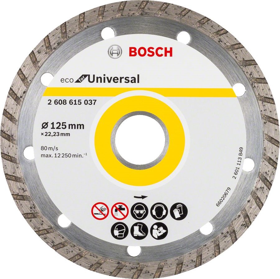 Bosch  2608615046 Elmas Turbo Testere Eco 125 mm