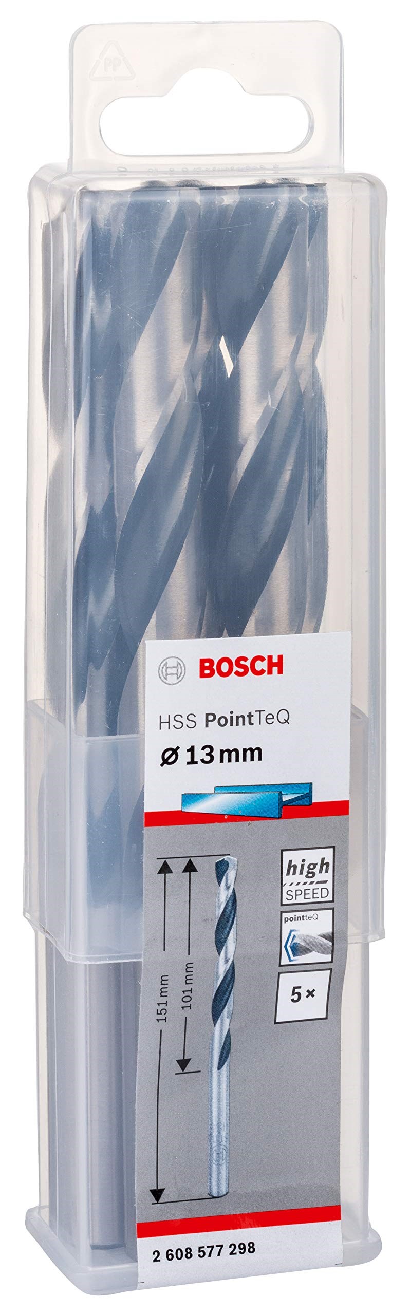 Bosch  2608577298 HSS-PointTec 13,0 mm 5'li Paket