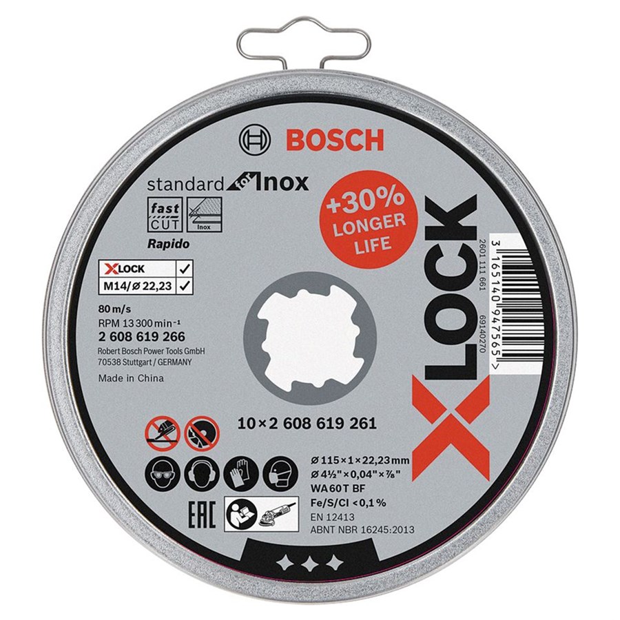 Bosch 2608619266 X-LOCK 115*1 mm  Standard for Ino