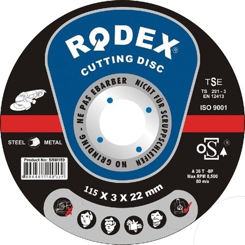 Rodex   SRM115  Metal Kesme Taşı 115x3.0x22 mm