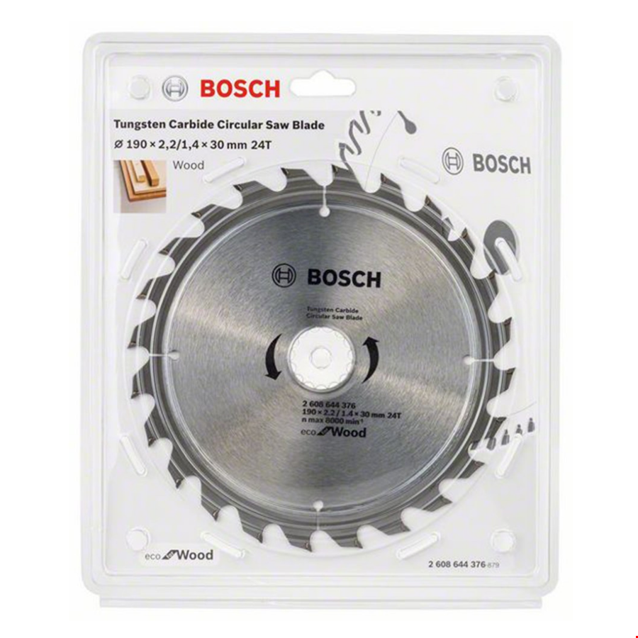 Bosch 2608644613 Ecow Daire Test. Bıç.190*30mm