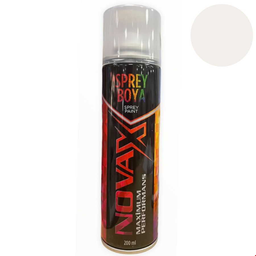 Novax Sprey Boya 200 ml Beyaz