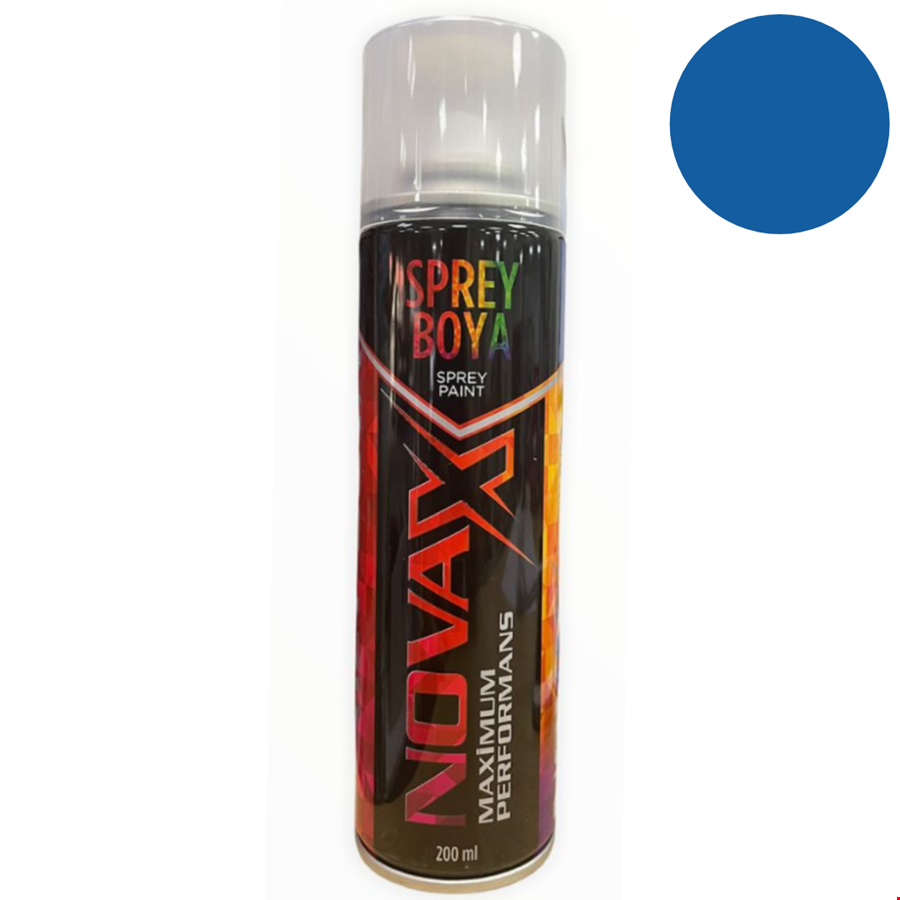 Novax Sprey Boya 200 ml Mavi