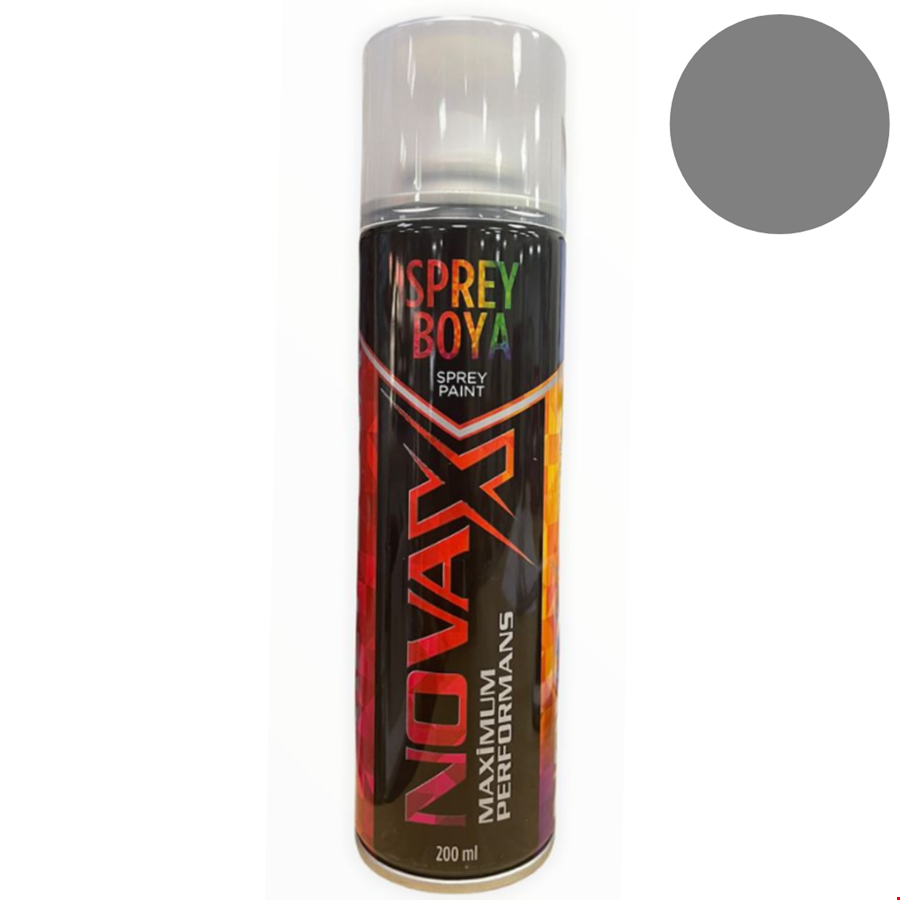 Novax Sprey Boya 200 ml Gri