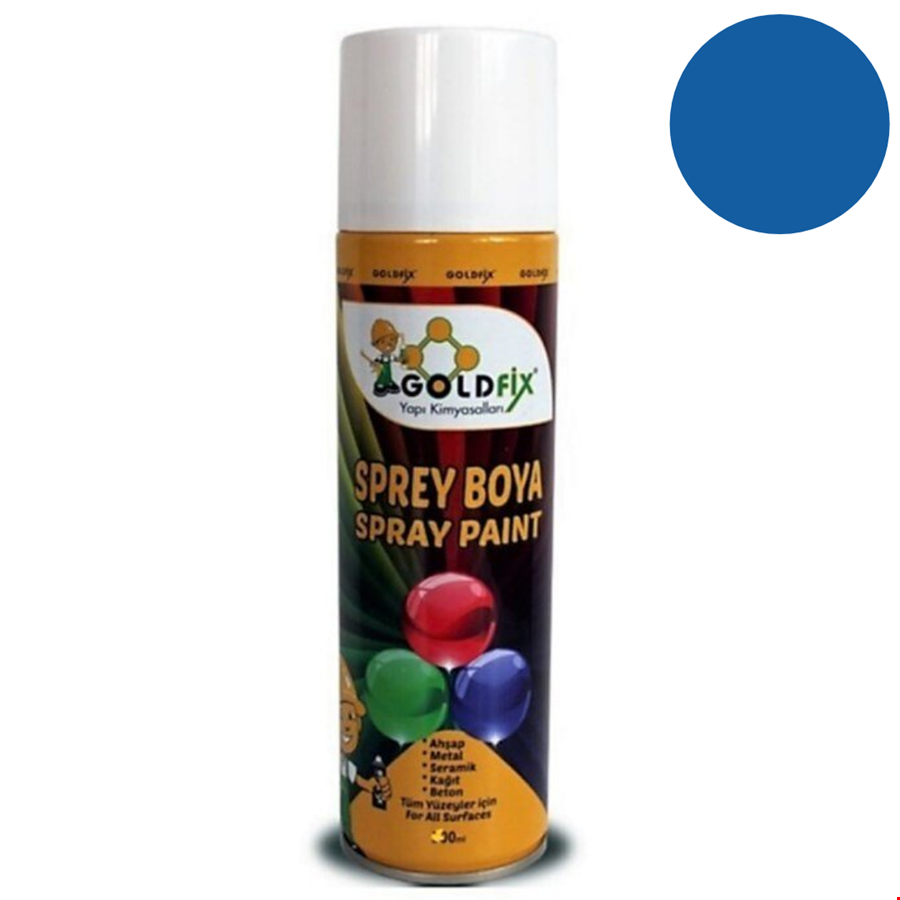 Goldfix Sprey Boya 400 ml Mavi