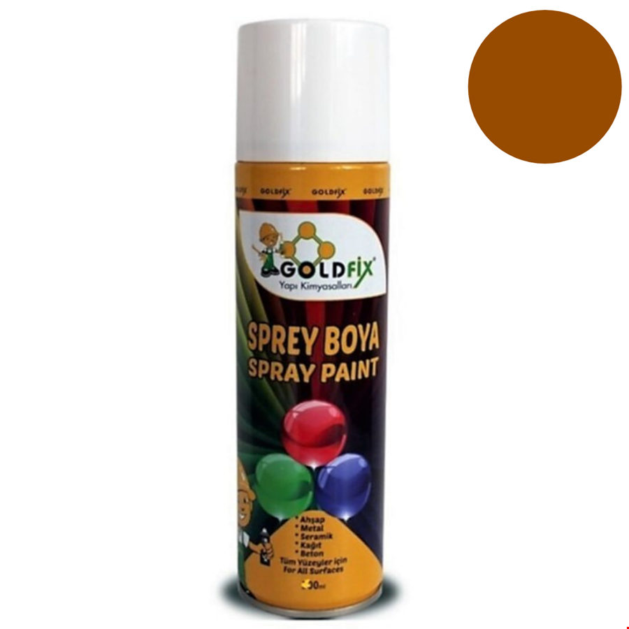 Goldfix Sprey Boya 400 ml Kahverengi