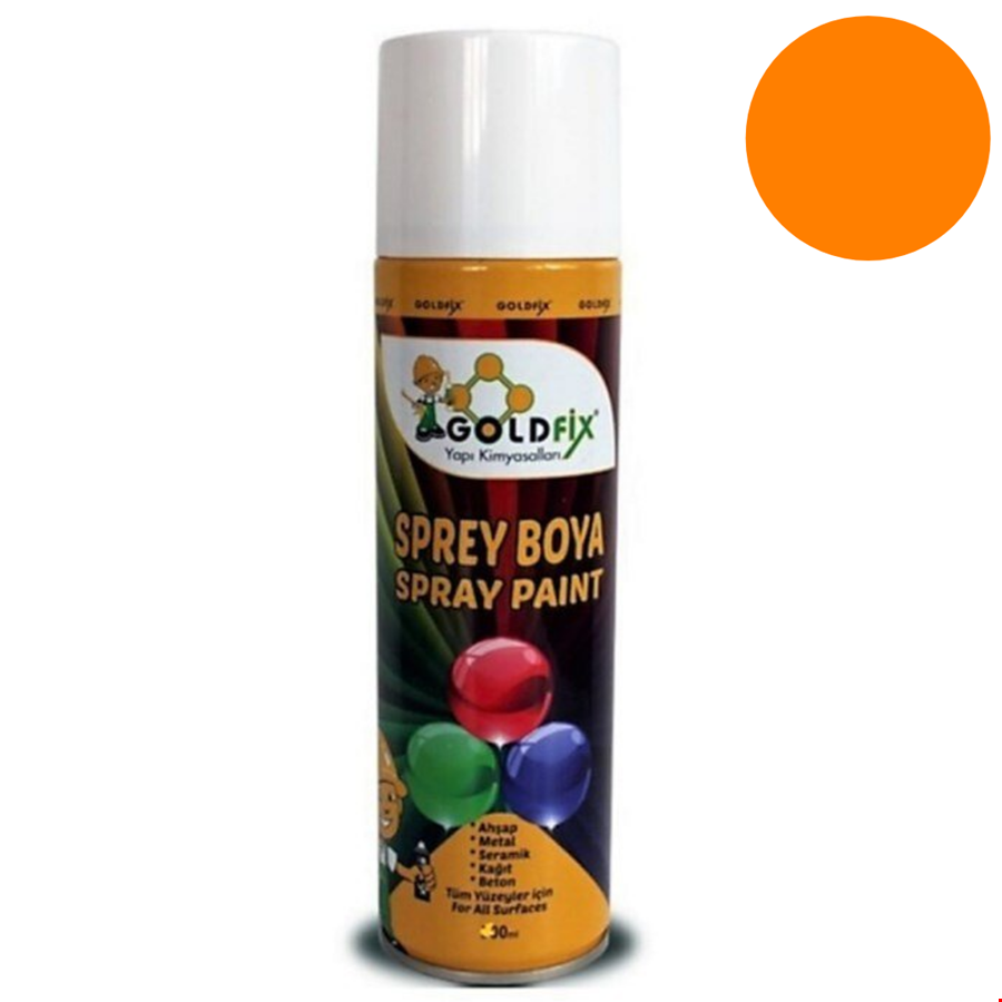 Goldfix Sprey Boya 400 ml Turuncu