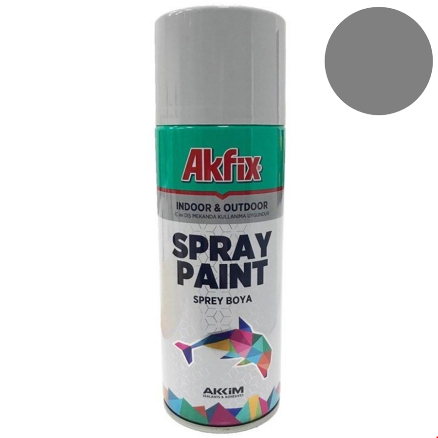 Akfix SP423058 Sprey Boya 400ml  Gri