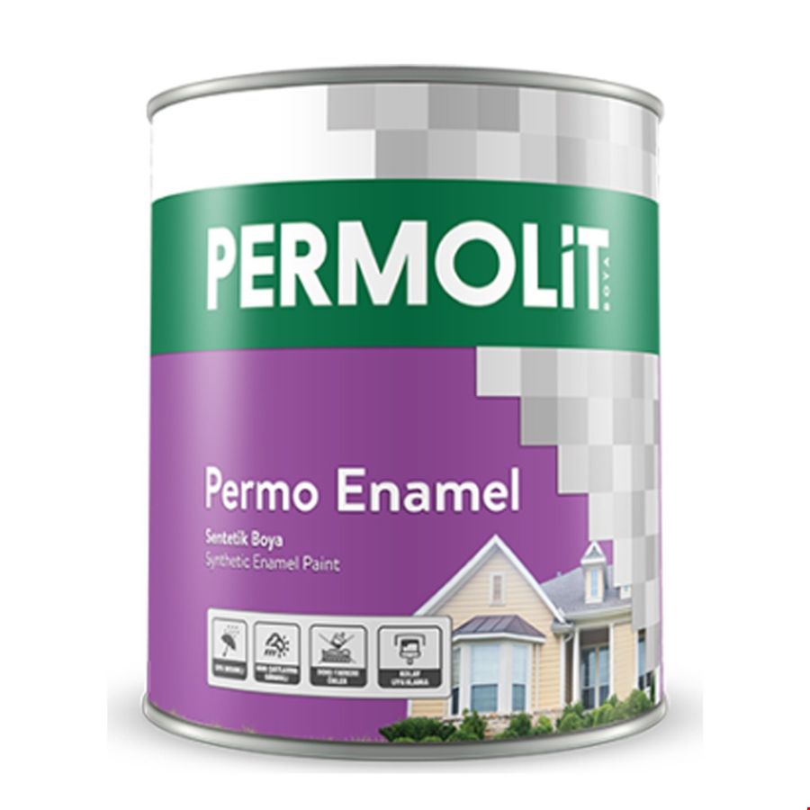 Permolit Enemel 00002 Sent.Boya 0.75 lt  Fildişi