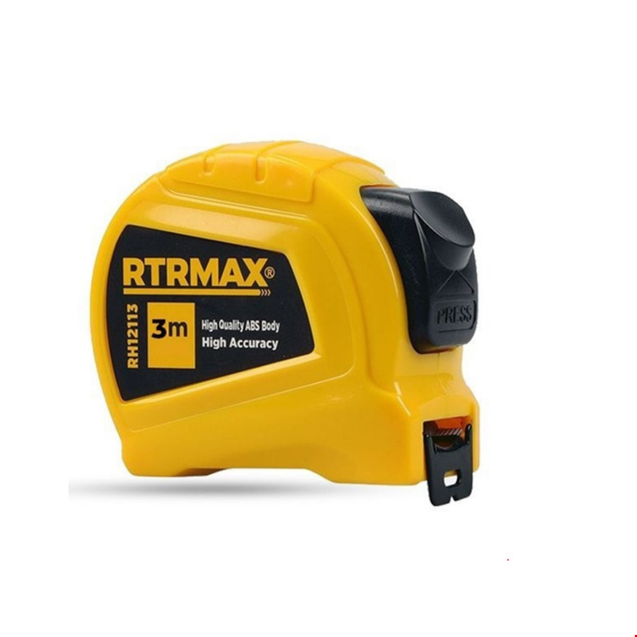 Rtrmax RH12111 Şerit Metre Stoplu 3 mt- 16 mm