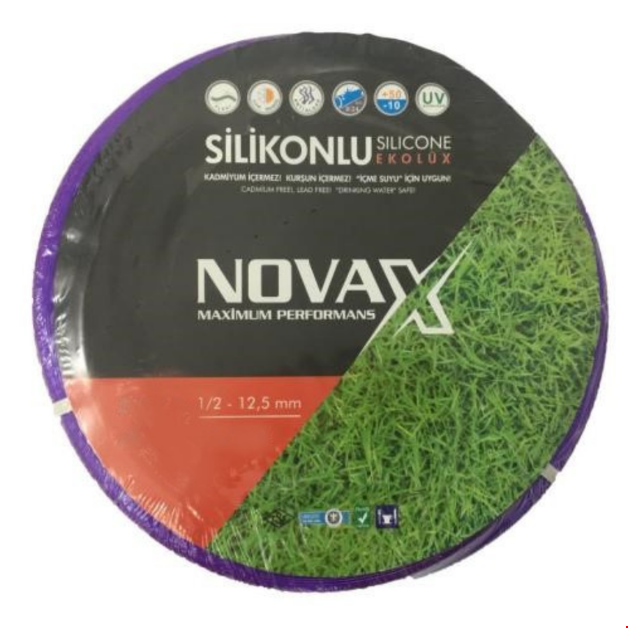 Novax Ekolüks Silikonlu Hortum  50 mt  1/2" (9 kg)